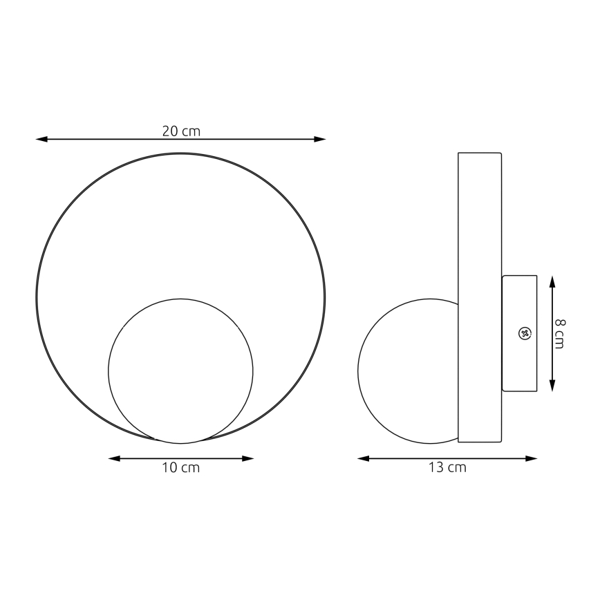 Seinavalgusti KIDO 1xG9/8W/230V hall