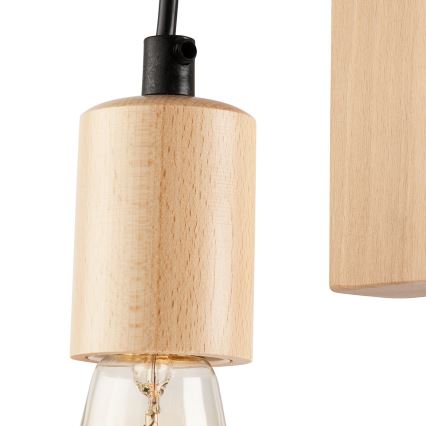Seinavalgusti LEON 1xE27/60W/230V pöök - FSC sertifitseeritud
