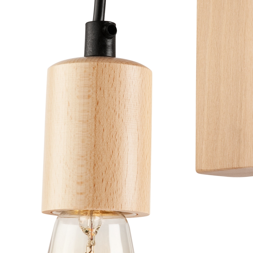 Seinavalgusti LEON 1xE27/60W/230V pöök - FSC sertifitseeritud