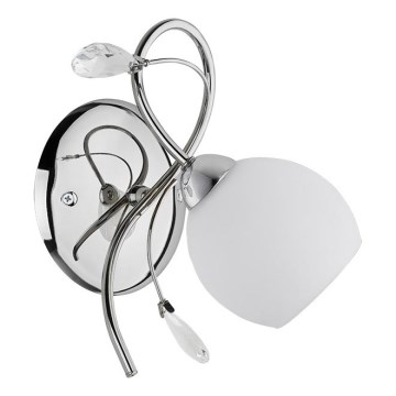 Seinavalgusti LIVIA 1xE14/10W/230V läikiv kroom