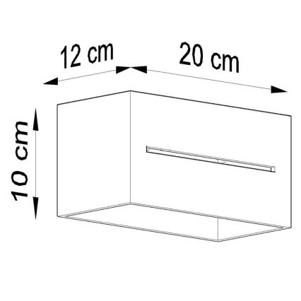 Seinavalgusti LOBO 2xG9/40W/230V hall