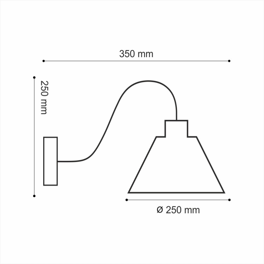 Seinavalgusti LOFT 1xE14/40W/230V