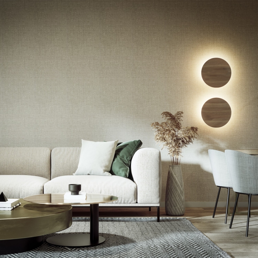 Seinavalgusti LUNA 4xG9/8W/230V d. 40 cm pruun