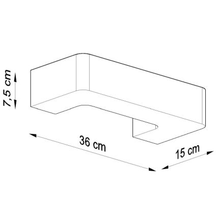 Seinavalgusti MAGNET 1xE27/60W/230V valge