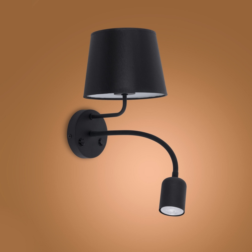 Seinavalgusti MAJA 1xE27/15W/230V + 1xGU10/10W/230V must
