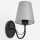 Seinavalgusti MALBO 1xE27/15W/230V hall/must