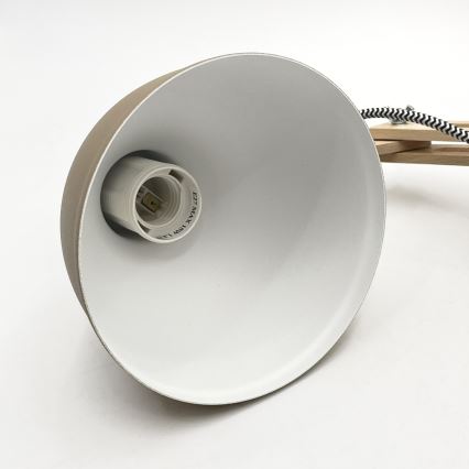 Seinavalgusti MARCELLO 1xE27/15W/230V beež