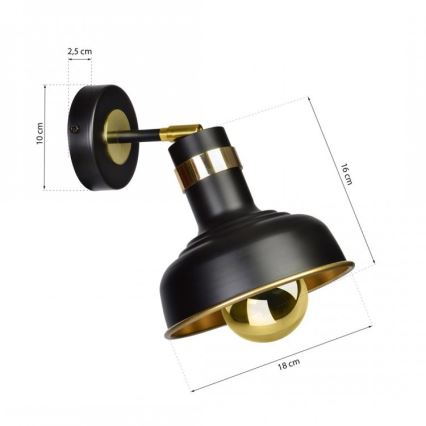 Seinavalgusti MARGO 1xE27/5,5W/230V