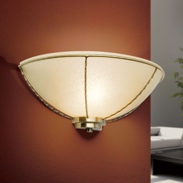 Seinavalgusti MAURO 1xE27/60W/230V pronks