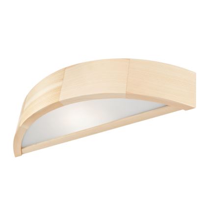 Seinavalgusti NATURAL 1xE27/60W/230V männipuit/beež