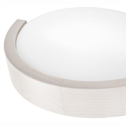 Seinavalgusti NATURAL SLIM 1xE27/60W/230V mänd/valge