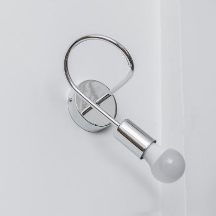 Seinavalgusti OXFORD 1xE27/15W/230V läikiv kroom