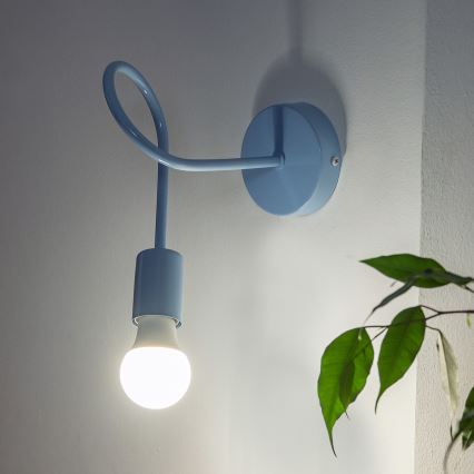 Seinavalgusti OXFORD 1xE27/15W/230V sinine