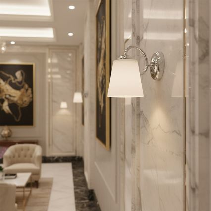 Seinavalgusti PAFOS 1xE27/15W/230V läikiv kroom