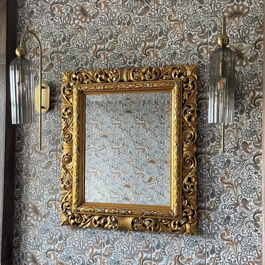 Seinavalgusti PIEGA 1xE14/40W/230V messing/suitsune must