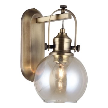 Seinavalgusti POLINO 1xE27/40W/230V pronks