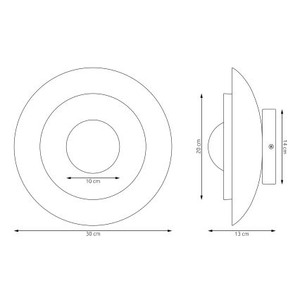 Seinavalgusti POPPI 1xG9/8W/230V must