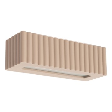 Seinavalgusti RIGATA 1xE27/15W/230V keraamika/taupe
