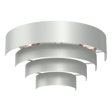 Seinavalgusti RINGS 2xE27/15W/230V läikiv kroom