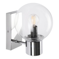 Seinavalgusti SFERIO 1xE14/5W/230V läikiv kroom/selge klaas