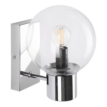 Seinavalgusti SFERIO 1xE14/5W/230V läikiv kroom/selge klaas