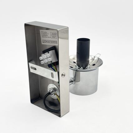 Seinavalgusti SFERIO 1xE14/5W/230V läikiv kroom/selge klaas