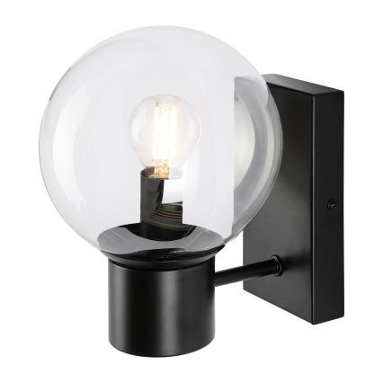 Seinavalgusti SFERIO 1xE14/5W/230V must/läbipaistev