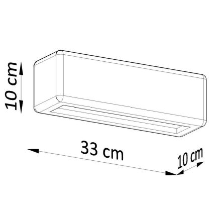 Seinavalgusti SUBANI 1xE27/60W/230V