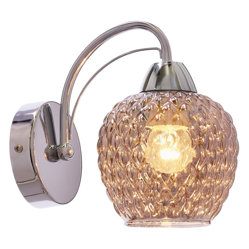 Seinavalgusti TOBIAS 1xE27/40W/230V läikiv kroom