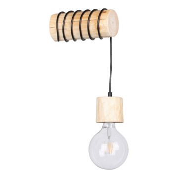 Seinavalgusti TRABO 1xE27/60W/230V männipuit