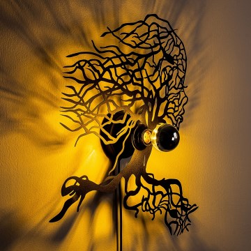 Seinavalgusti TREE WOMAN 1xE27/40W/230V must