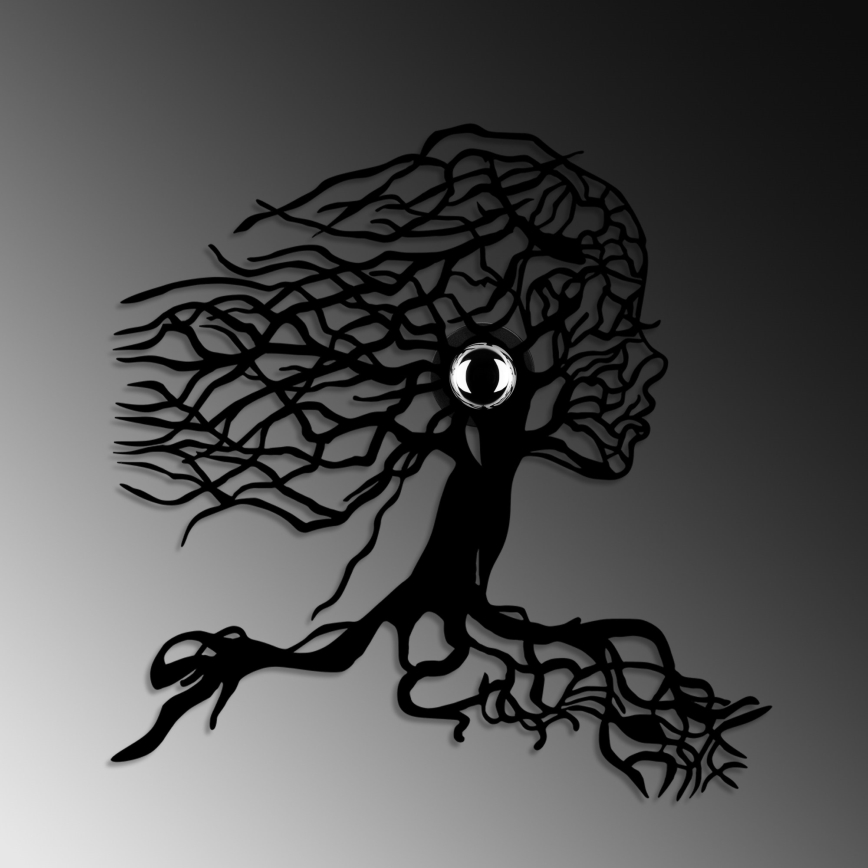 Seinavalgusti TREE WOMAN 1xE27/40W/230V must