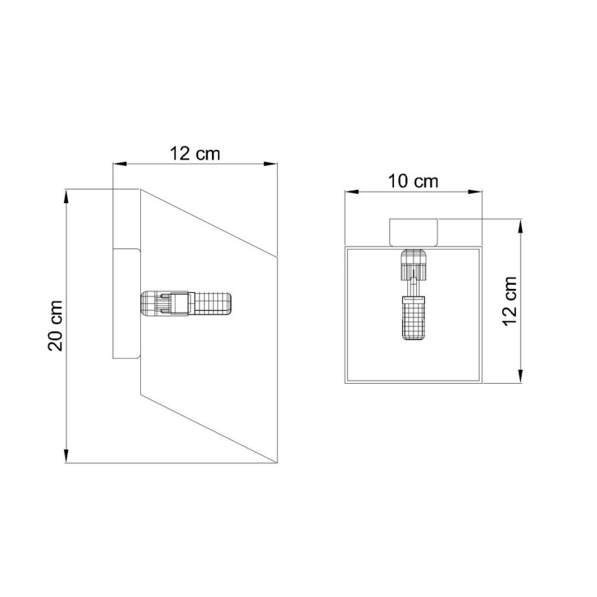 Seinavalgusti TUNNEL 1xG9/40W/230V