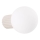 Seinavalgusti vannituppa HALO 1xG9/8W/230V d. 12 cm IP44 kreemikas