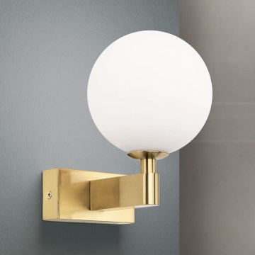 Seinavalgusti vannituppa MARA 1xG9/20W/230V IP44 kuldne