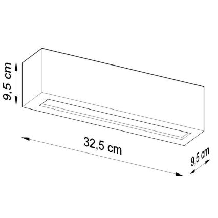 Seinavalgusti VEGA 1xE27/60W/230V hall