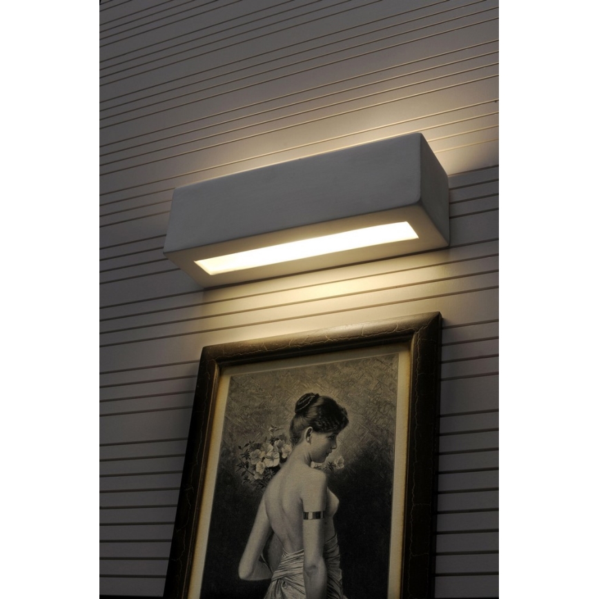 Seinavalgusti VEGA 1xE27/60W/230V valge
