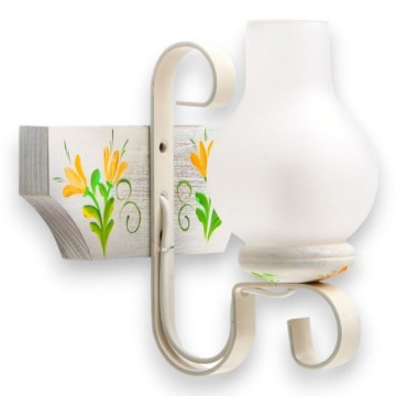 Seinavalgusti VELA 1xE14/40W/230V pöök/kreemikas - FSC sertifitseeritud