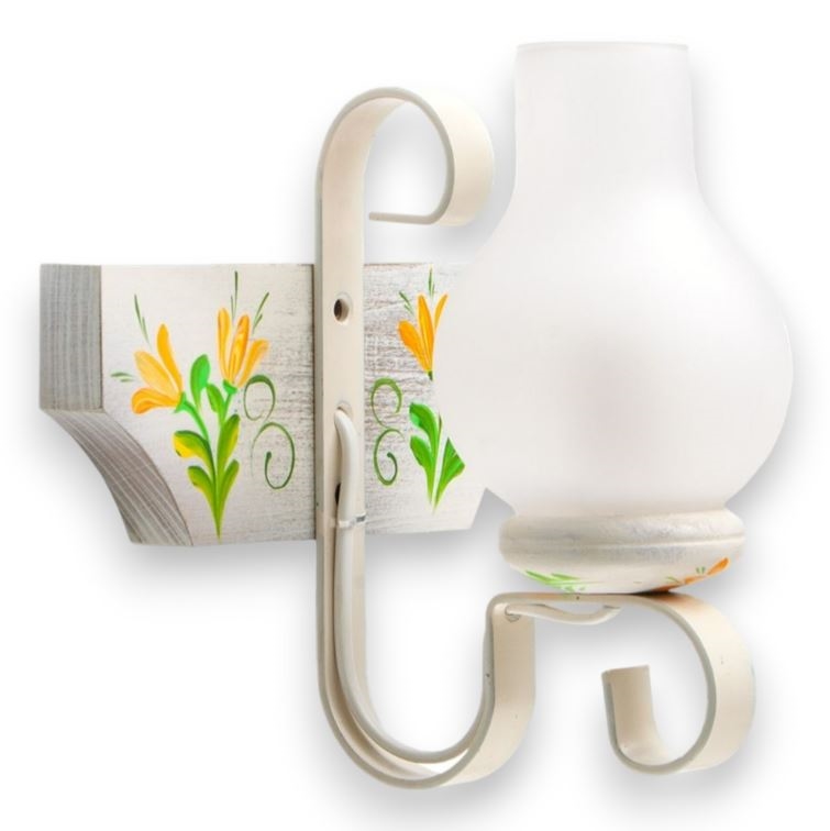 Seinavalgusti VELA 1xE14/40W/230V pöök/kreemikas - FSC sertifitseeritud