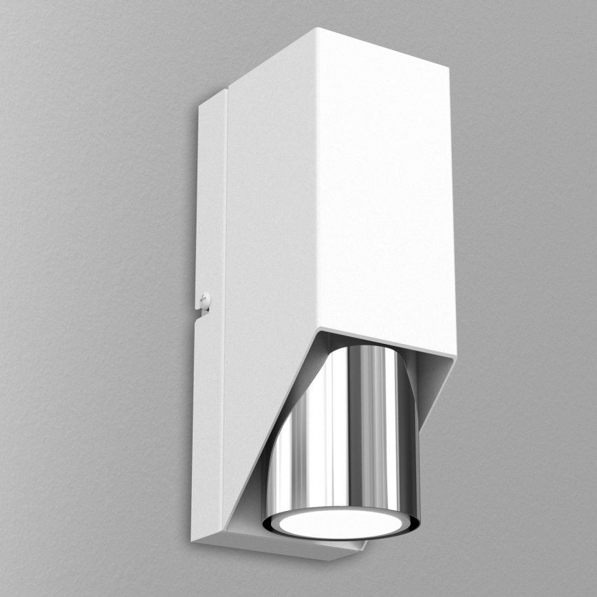 Seinavalgusti WALL 1xGU10/8W/230V valge/läikiv kroom