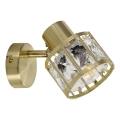 Seinavalgusti ZAHARA 1xE27/10W/230V kuldne