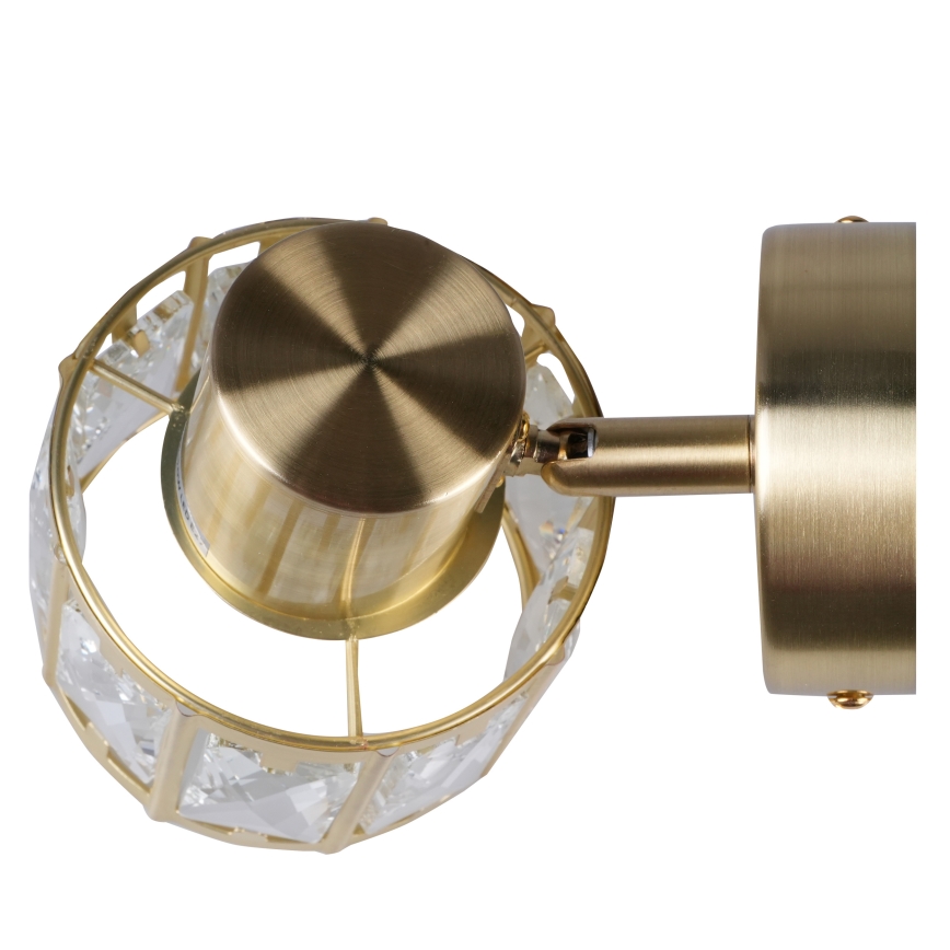Seinavalgusti ZAHARA 1xE27/10W/230V kuldne