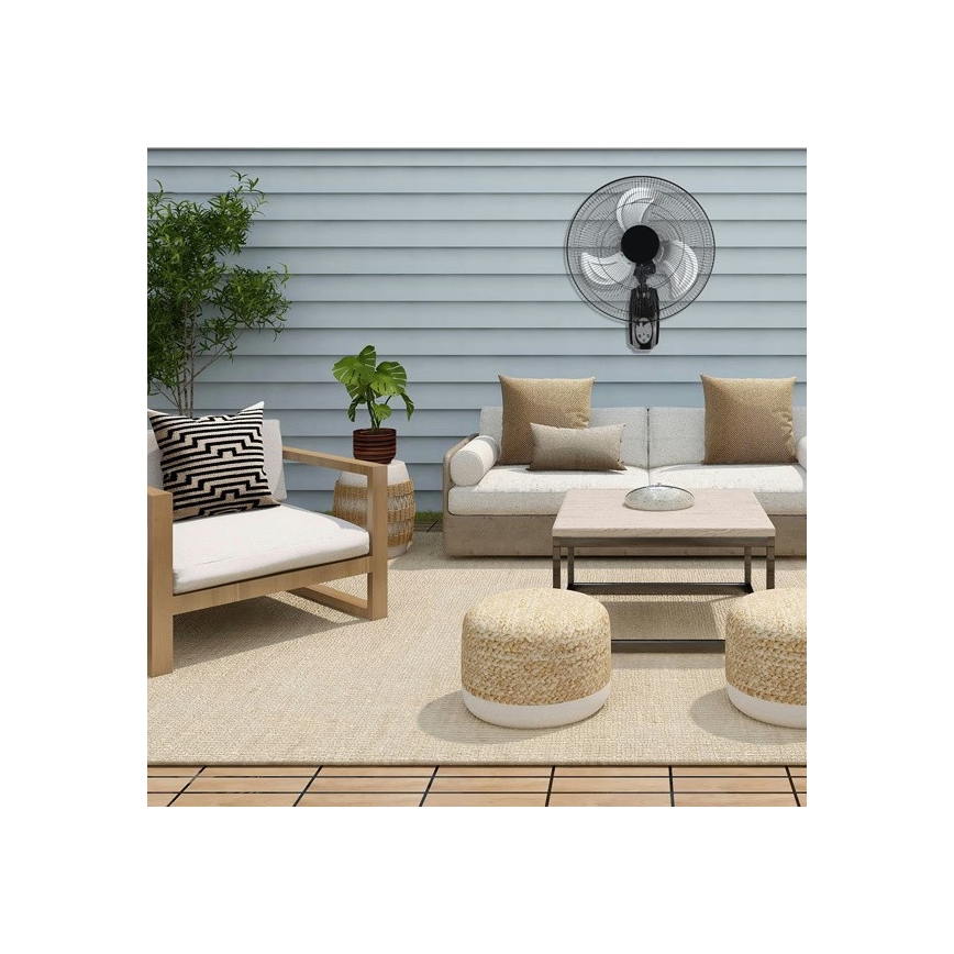 Seinaventilaator 90W/230V läbimõõt 50 cm must