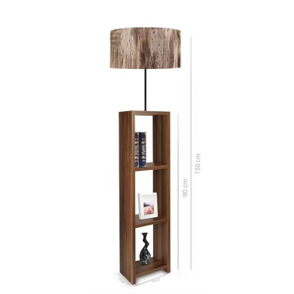 Seisev lamp AYD 1xE27/40W/230V pruun