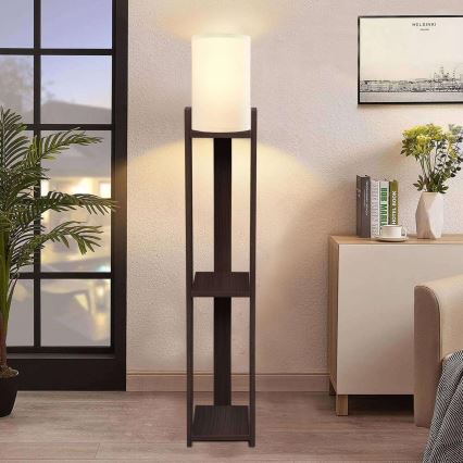 Seisev lamp AYD 1xE27/40W/230V pruun/kreem