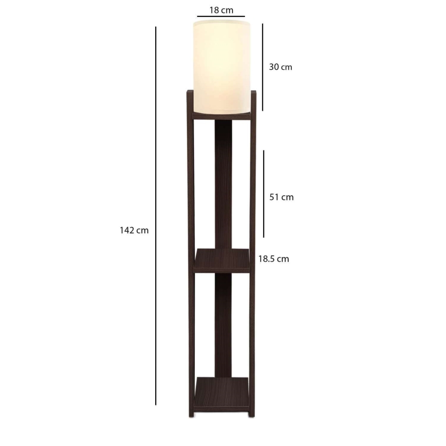 Seisev lamp AYD 1xE27/40W/230V pruun/kreem