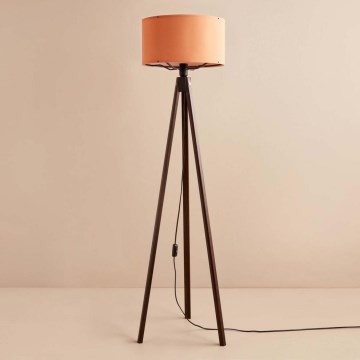 Seisev lamp AYD 1xE27/40W/230V pruun/oranž
