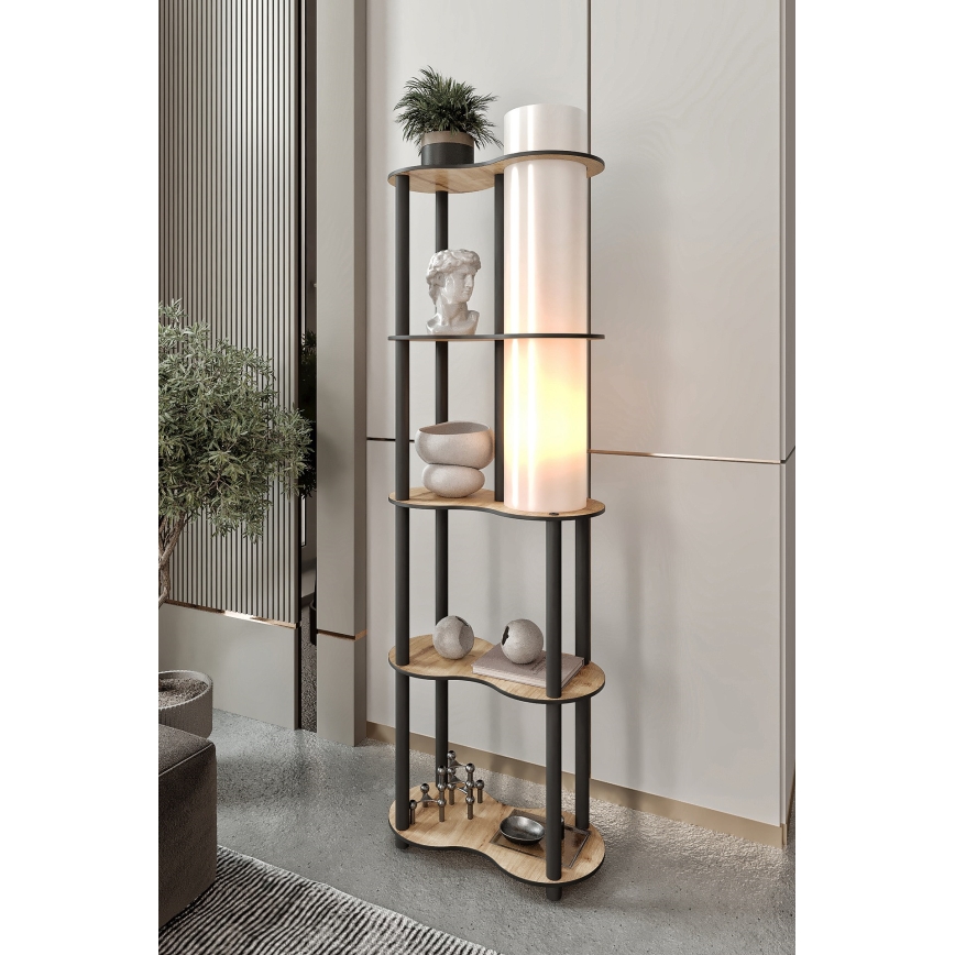 Seisev lamp NOTO 1xE27/40W/230V beež/must