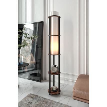 Seisev lamp NOTO 1xE27/40W/230V pruun/must
