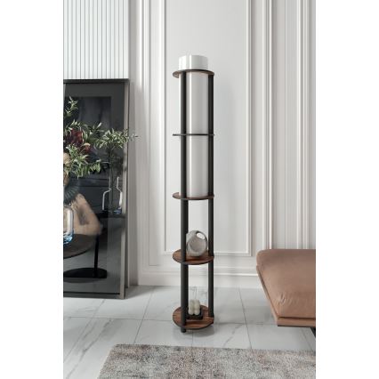 Seisev lamp NOTO 1xE27/40W/230V pruun/must